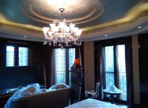 曲江池榮禾?hào)|岸除甲醛施工案例