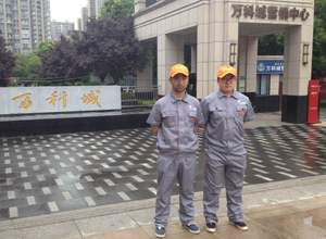 書(shū)香路萬(wàn)科城小區(qū)除甲醛施工案例