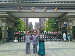 紫禁長安小區(qū)荃芬除甲醛施工案例