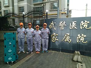 武警醫(yī)院家屬院荃芬除甲醛施工案例