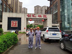 創(chuàng)匯社區(qū)荃芬除甲醛施工案例