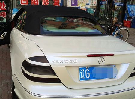 車(chē)內(nèi)空氣凈化奔弛CLK施工案例