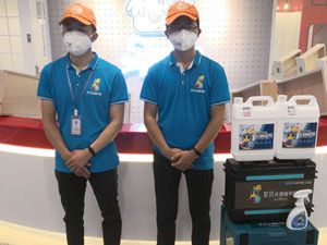 武漢美國世爾國際少兒英語培訓機構除甲醛施工案例