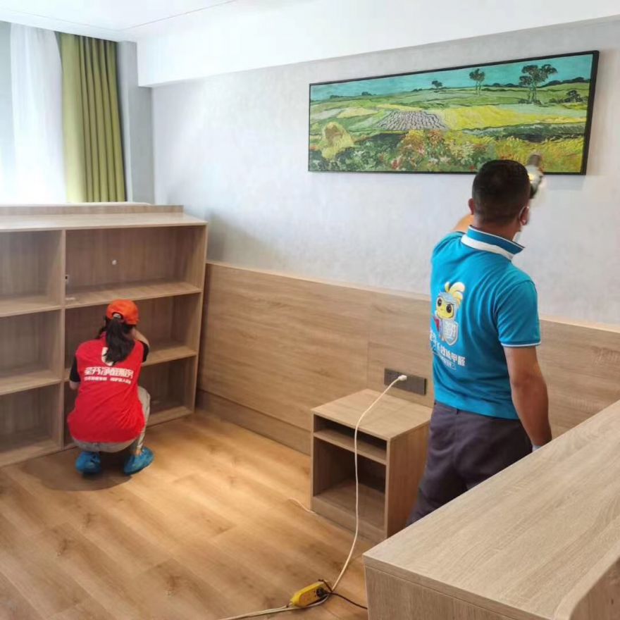 甘肅張掖星程酒店除甲醛施工