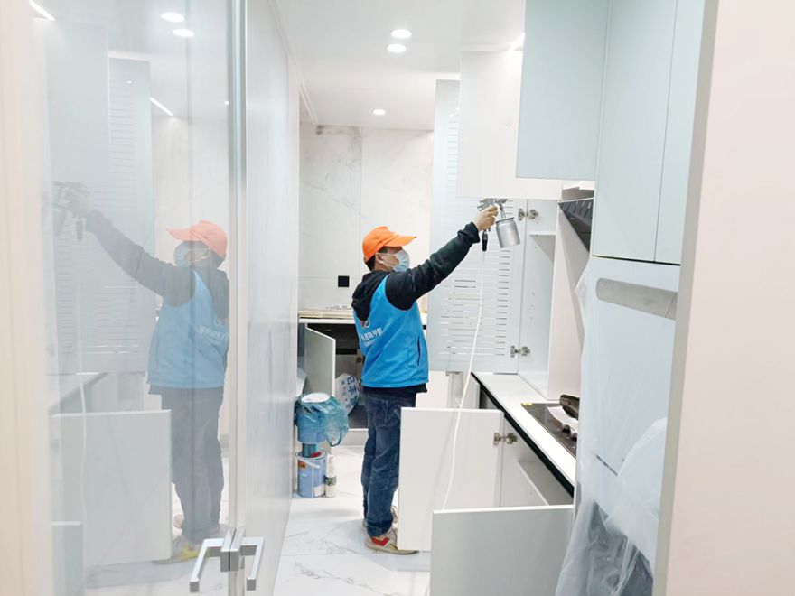 華遠(yuǎn)君城除甲醛施工案例